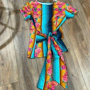 CRAZY TRAIN wrap top